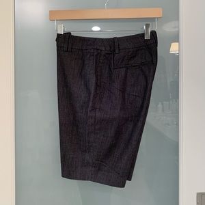 LOFT Chambray Shorts (Dark Indigo) Size 2P
